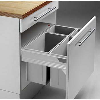 Wesco Pullboy Z Waste Bin for 600mm Cabinet 74 Ltr - 827.616.11B