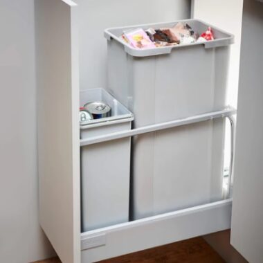 Wesco Pull Out Bin for 300mm Cabinet 36 Ltr - 787.461.85 Base Drawer Mounted