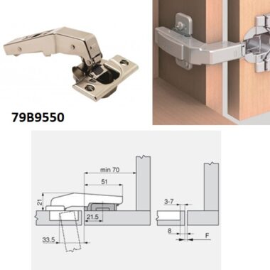 Blind Corner Hinge